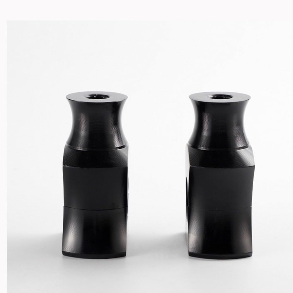 ya 4 8.8.2 1 Handlebar Risers Mount Black for Harley Cruiser Bobber Chopper Dyna Softail