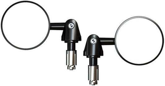ya 4 8.8 1 pair of 7/8 inch 22mm adjustable motorcycle aluminum rearview handle rod end mirrors