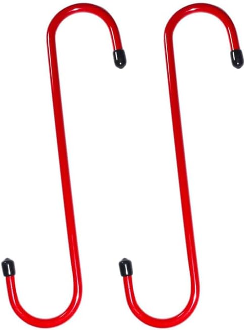 ya 4 8.24 baidi 2-Pack Brake Caliper Hooks Powder Coated Steel Red (Set of 2)