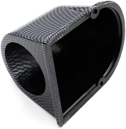 ya 4 8.14 Carbon Car 2 52mm Universal One Hole Dashboard Gauge Pod Holder