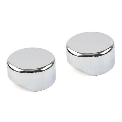 ya 6 8.14 Chrome Upper Fork End Caps for Harley Softail Breakout FXBR FXBRS 2018 2019-2023