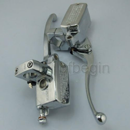 ya 4 8.14 1 25mm Handlebar Motorcycle Hydraulic Brake Clutch Lever Master Cylinder Set