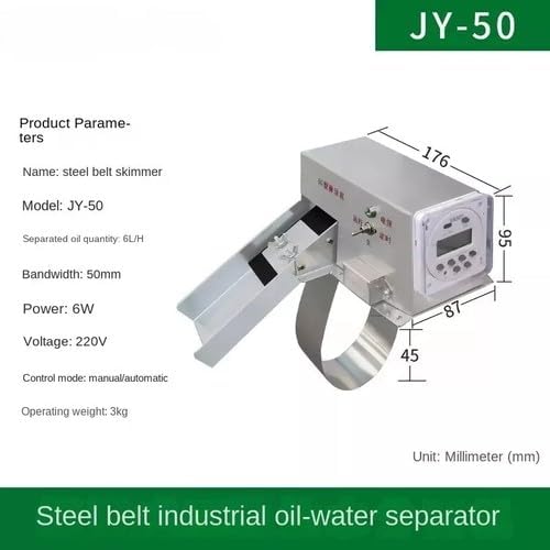 ya 28 10.13 baidi JY-50/t Portable Oil Skimmer CNCSteel Belt 13L/h Oil Scraper and Oil Remover