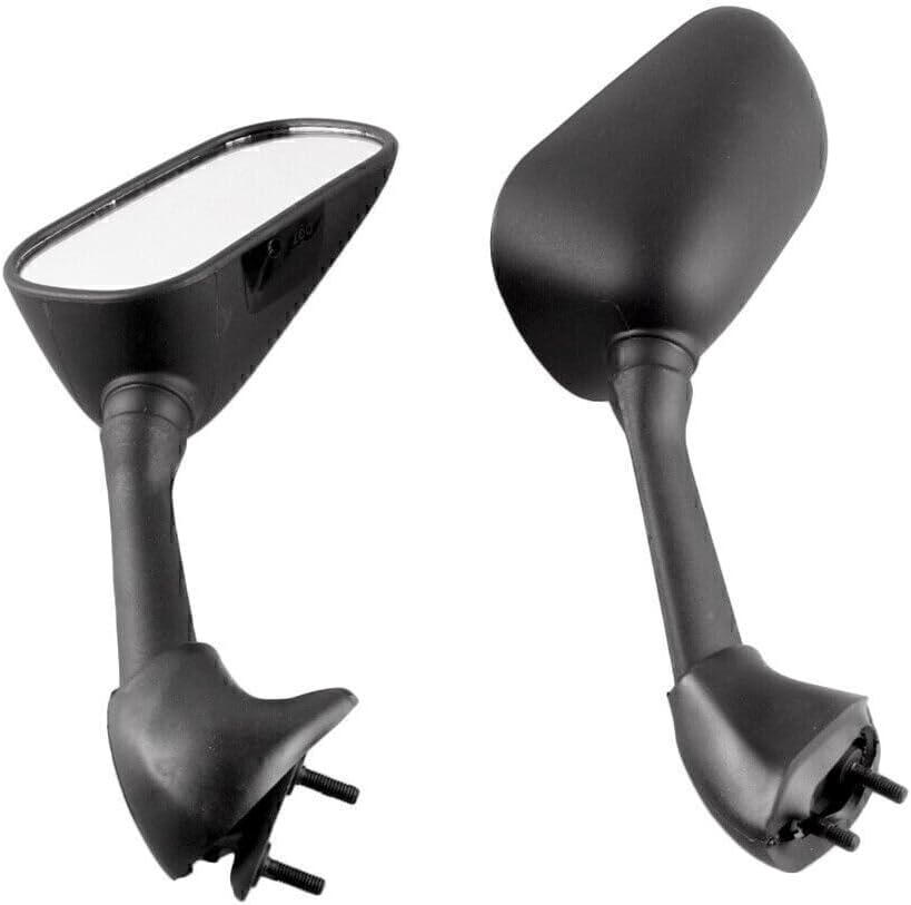 ya 2 8.15 Black ABS Pair Motorbike Rear Wing Rearview Mirror Fit for Yamaha YZF R6 2001 2002