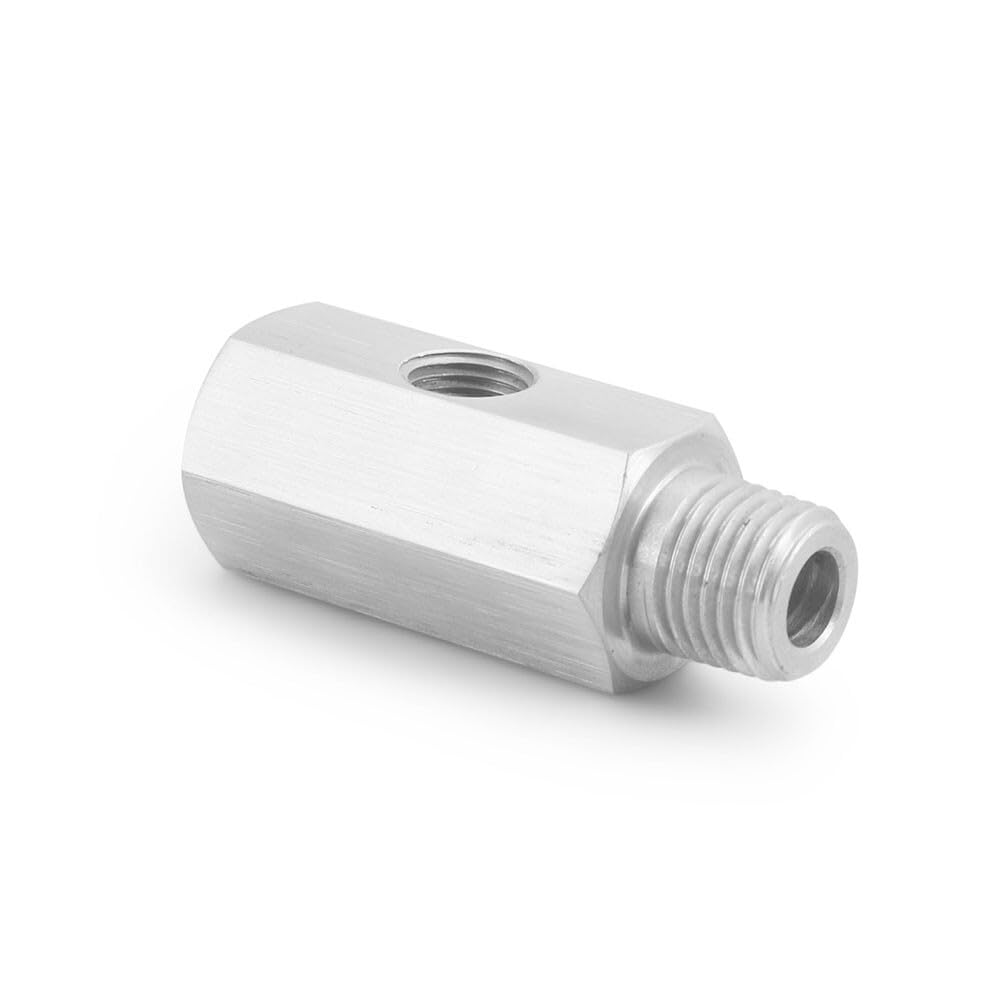 ya 5 8.10 M10x1.5Female Oil Pressure Sensor 1/8NPT Tee to M10x1.5 Male Adapter Supply Feed