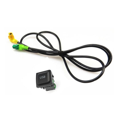 ya 23 10.7 zhengce Car USB Adapter for Audio USB Socket Cable Phone Charger for Golf MK6 5KD0