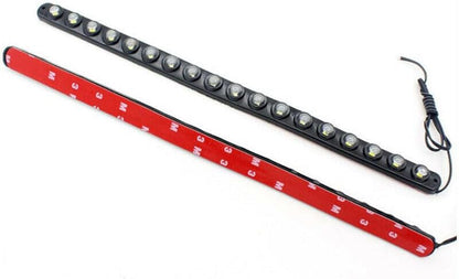 ya 3 8.24 baidi 2 Pack Car Driving Fog Lights White 18 LED Daytime Running Lights Automatic Waterproof 