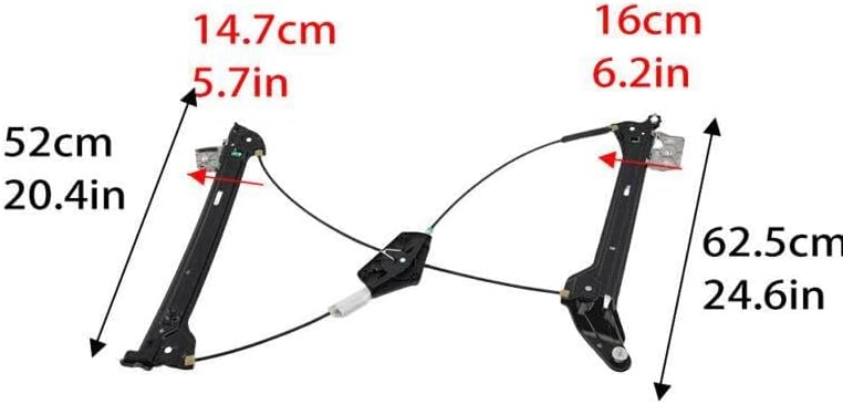 ya 12 10.8 baidi Power Window Regulator Front Left W/o Motor for Audi A5 S5 2007-2010-2016 New