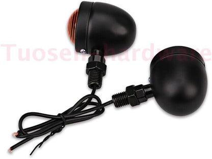 ya 4 8.24 baidi 4X Motorcycle Turn Signal Light for Cafe Racer Turn Signals Universal 12v Retro