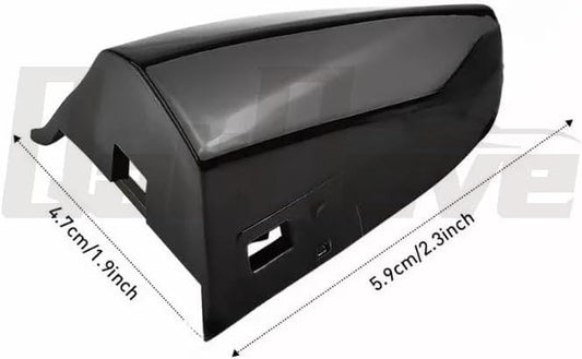 ya 2 8.15 Front Left Driver Side Door Handle Key Bezel Cover for Ford Mustang 2015-22