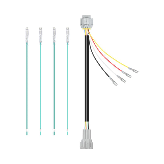 ya 4 8.10 5-Pack for 09-20 for Nissan 370Z F1 Style Rear Fog Light 4th Brake Light Wiring Harness 