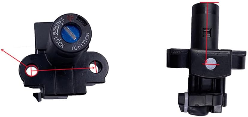 ya 6 8.24 baidi Ignition switch lock set with 2 buttons for SEAT lock Helemt lock for XRV750 Africa Twin