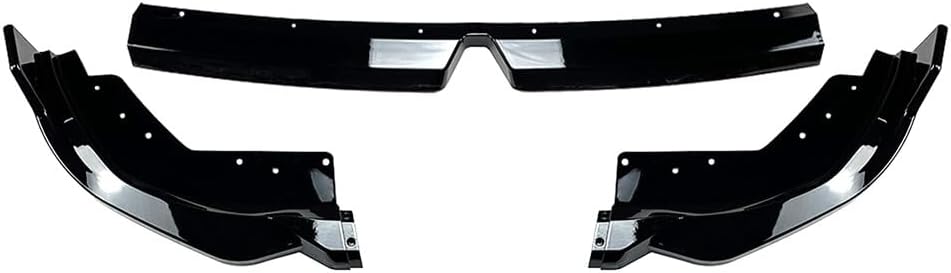 ya 2 8.15 Front Bumper Lip Spoiler Black for BMW 3 Series G20 LCI M Sport 320i 325i 2023+