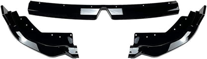 ya 2 8.15 Front Bumper Lip Spoiler Black for BMW 3 Series G20 LCI M Sport 320i 325i 2023+
