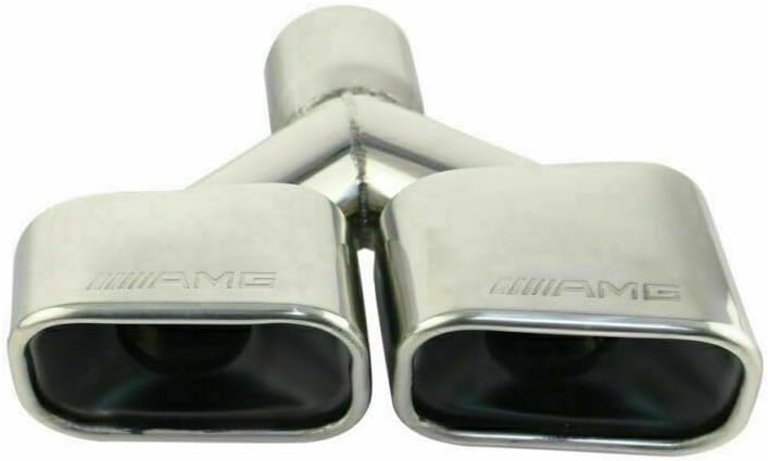 ya 6 8.24 baidi 2.5'' AMG Dual Tips for Mercedes-benz C-Class W204 W203 W211 W214 2PCS