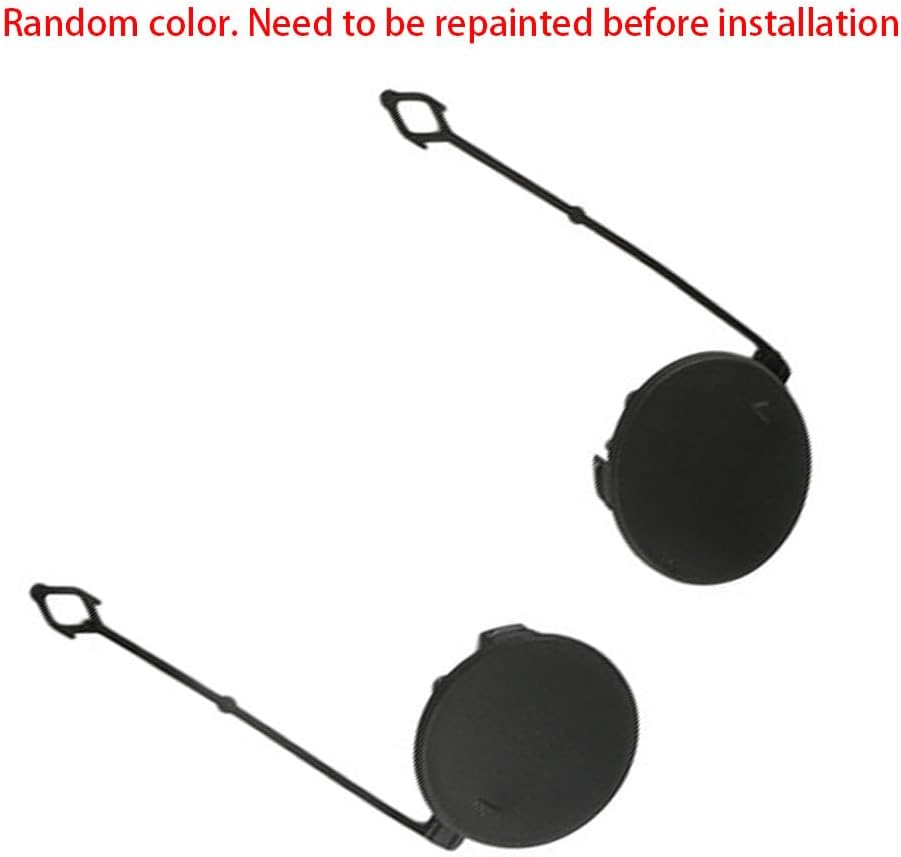 ya 27 10.13 baidi Pair Front Bumper Left+Right Tow Hook Eye Cover Caps for BMW for X5 E70 2007-2010