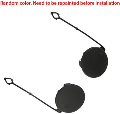 ya 27 10.13 baidi Pair Front Bumper Left+Right Tow Hook Eye Cover Caps for BMW for X5 E70 2007-2010