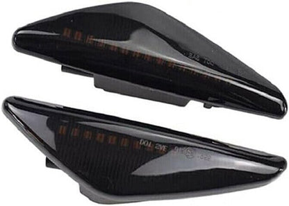 ya 4 8.8 2XSequential LED side marker turn signal smoked for BMW E70 E71 X5 X3 X6