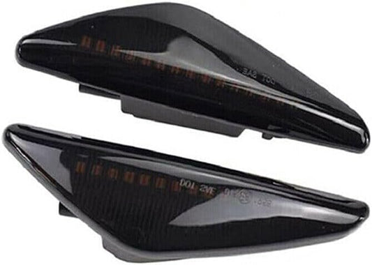 ya 4 8.8 2XSequential LED side marker turn signal smoked for BMW E70 E71 X5 X3 X6
