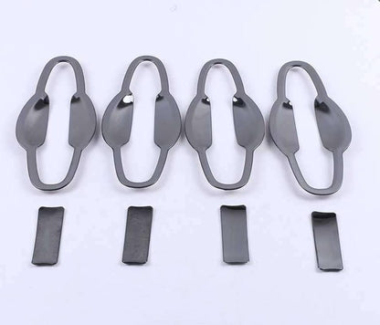 ya 5 8.10 for Toyota RAV4 2013-2018 Black Decor Exterior Side Door Bowl Cup Cover Trim 8P