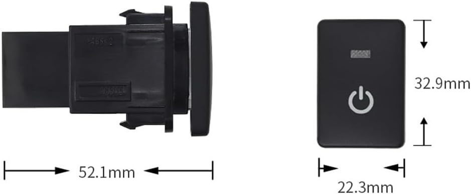 ya 13 9.15 baidi Latching Dashboard Control Switch Button wWire Harness For for for Suzuki for Jimny 2019-25