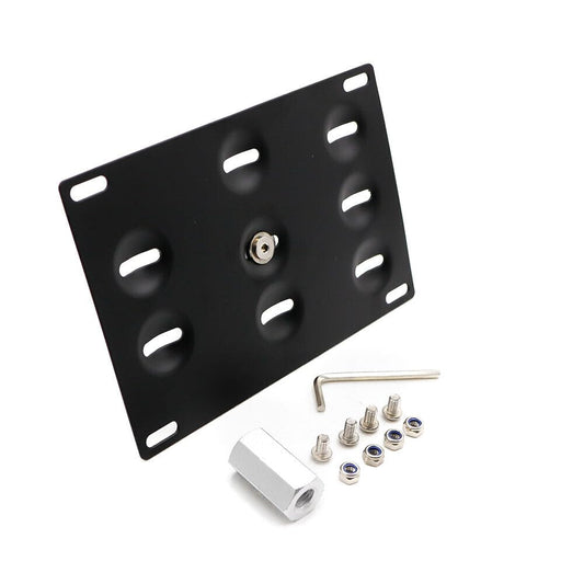 ya 6 8.14 Front Tow Hook License Plate Bracket Mount Holder for BMW E Series 1 3 5 Series