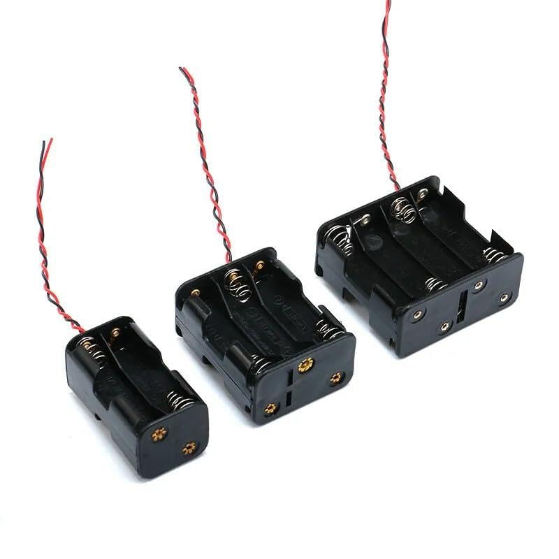 ya 16 10.20 baidi AA Battery Holder Protective Case, Double-Sided 4/6/8 Slot DIY Power Supply -