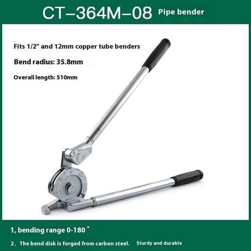ya 14 9.20 zhengce Manual Pipe Bender, Size 6/8/10 Multi-purpose, Copper Pipe Aluminum Pipe Be-18