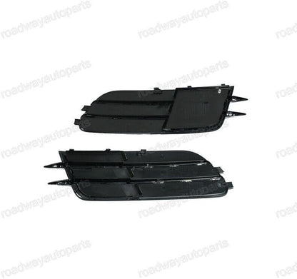 ya 7 8.24 baidi 1Pair Front Lower Fog Lamp Cover Grille Lamp Bezel Fit for Audi A6 C7 2012-2014