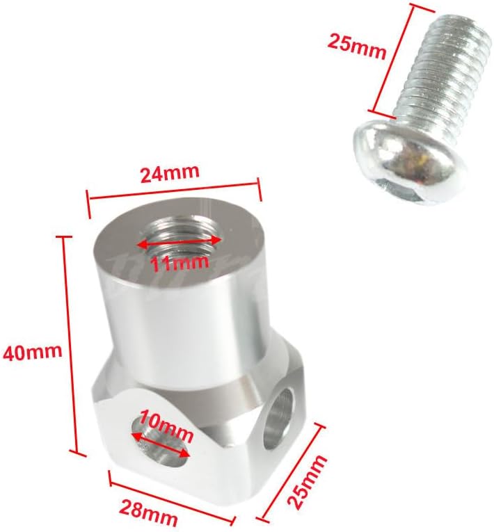 ya 6 8.14 Bottom Mount Motorcycle Headlight Light Bracket Holder Cruiser Chopper Custom