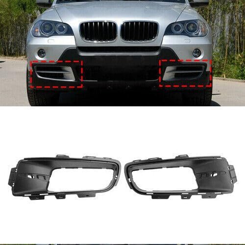 ya 6 8.14 1 Pair of Front Bumper Grille Protective Shells on Both Sides Suitable for BMW X5 E70 2007 2008 2009 2010