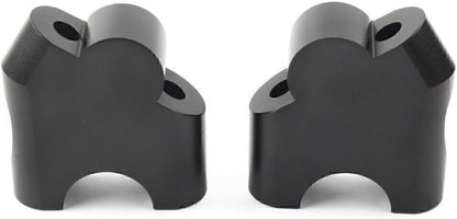 ya 6 8.14 for BMW F800R 2015-2017 2016 Black CNC Handlebar Bar Risers Mount Clamp Adapter