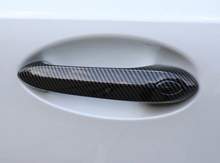 ya 5 8.10 for BMW 3-Series G20 2019-23 Carbon Fiber Exterior Side Door Handle Cover Trims
