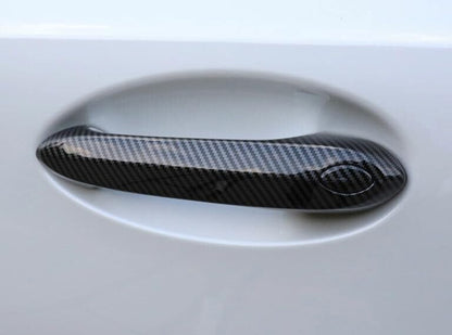 ya 5 8.10 for BMW 3-Series G20 2019-23 Carbon Fiber Exterior Side Door Handle Cover Trims