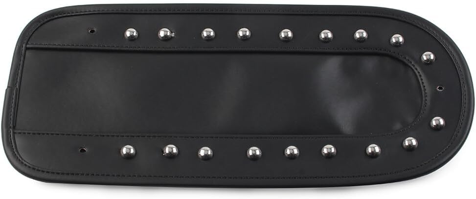 ya 4 8.8.2 Rear Fender Bib Solo for SEAT PU Leather Black for Harley Heritage Softail 2006-17