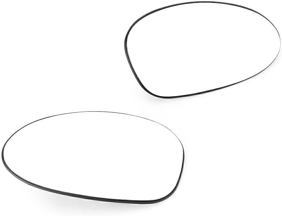 ya 2 8.15 Mirror Glass Heated Fit for BMW 1-Series E81 E87 E82 Coupe E88 Cabrio 18cm x 10.1cm