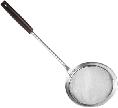 ya 14 9.20 baidi Oil Lattice Spoon Fat Filter Skimmer Strainer Multi-functional Hot Pot Mesh-1