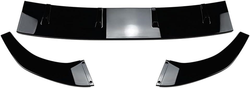 ya 2 8.15 Front Splitter Spoiler Lip Body Kit Fit for VW for Golf MK8 GTD GTE R R-Line Glossy