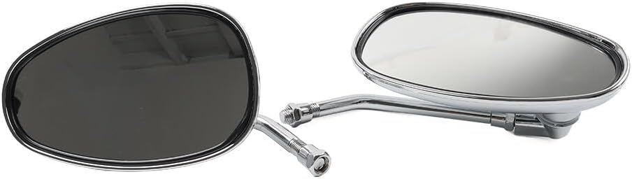 ya 14 9.20 zhengce Motorcycle Rearview Oval Mirror for Honda Shadow Spirit 750 1100 VTX1300 VT-1