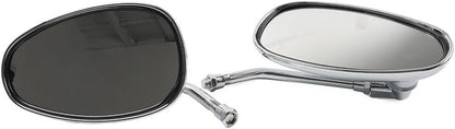 ya 14 9.20 zhengce Motorcycle Rearview Oval Mirror for Honda Shadow Spirit 750 1100 VTX1300 VT-1