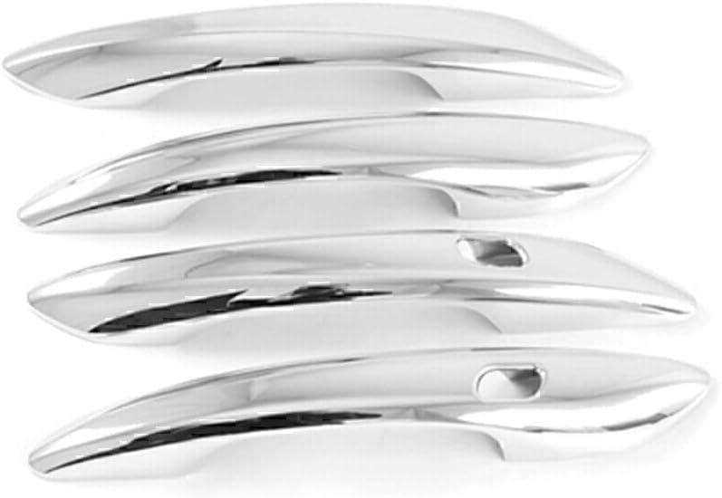 ya 5 8.10 4X ABS Car Exterior Side Door Handle Cover Trim Fit for Hyundai Elantra 2021 Silver
