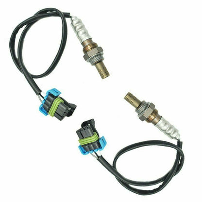 ya 12 10.8 baidi 2 Pieces Oxygen Sensor Upper + Lower for 2010-2011 for Cadillac SRX 3.0L 2012-2014 SRX 3.6L -