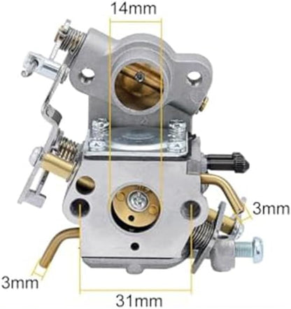 ya 26 10.21 baidi Carburetor Replacement for PP4218A PP4218 and PP3516 Chainsaw Models