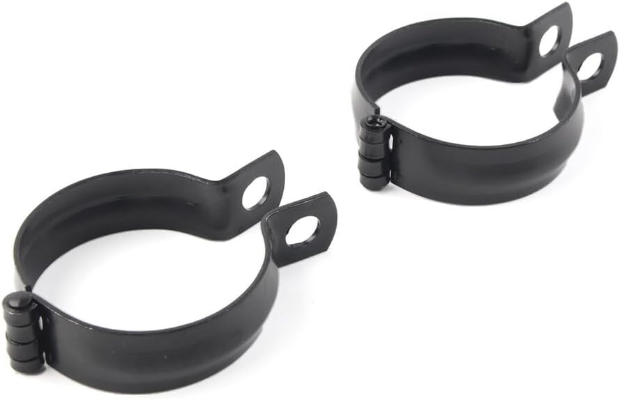 ya 2 8.15 2pcs Metal Front Fork Clamp Turn Signal Light Mount Bracket Holder