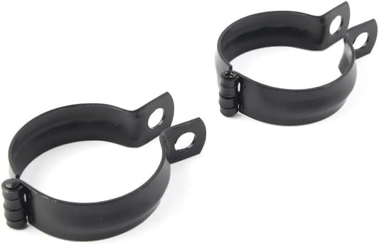 ya 2 8.15 2pcs Metal Front Fork Clamp Turn Signal Light Mount Bracket Holder