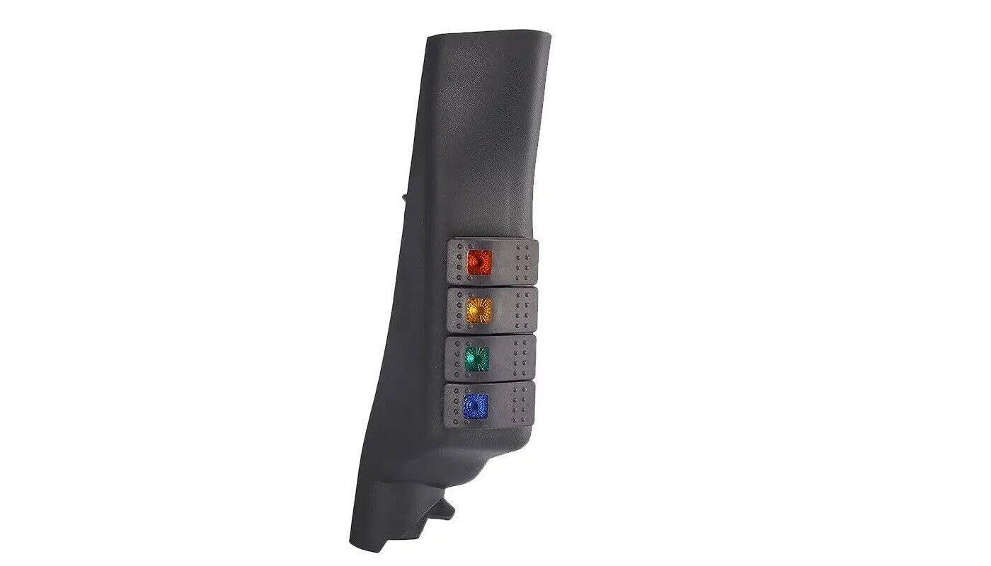 ya 8 8.24 baidi for Jeep for Wrangler JK 2007-2018 Black Left A-Pillar 4 Switch Panel Kit