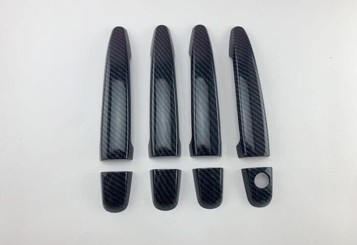 ya 2 8.15 for Lexus RX330/RX350/GX470 2003-2009 Carbon Fiber Side Door Handle Cover Trim 