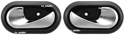ya 9 10.24 Pair Left & Right Interior Door Handles for 2012-2016 for Renault Logan Duster