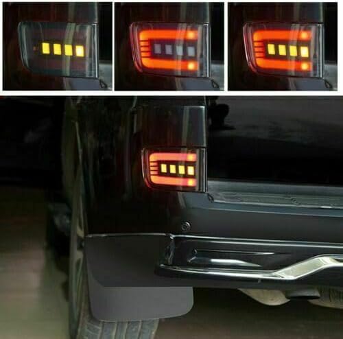 ya 10 9.16 zhengce Rear Bumper LED Tail brake Fog light ABS For 2016-2021 for Toyota for Land
