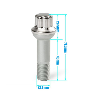 ya 10 9.16 baidi 10 Pack Wheel Lug Bolts and Nuts for Mercedes-Benz AMG GT 43 CL GLK ML S Class E63 -